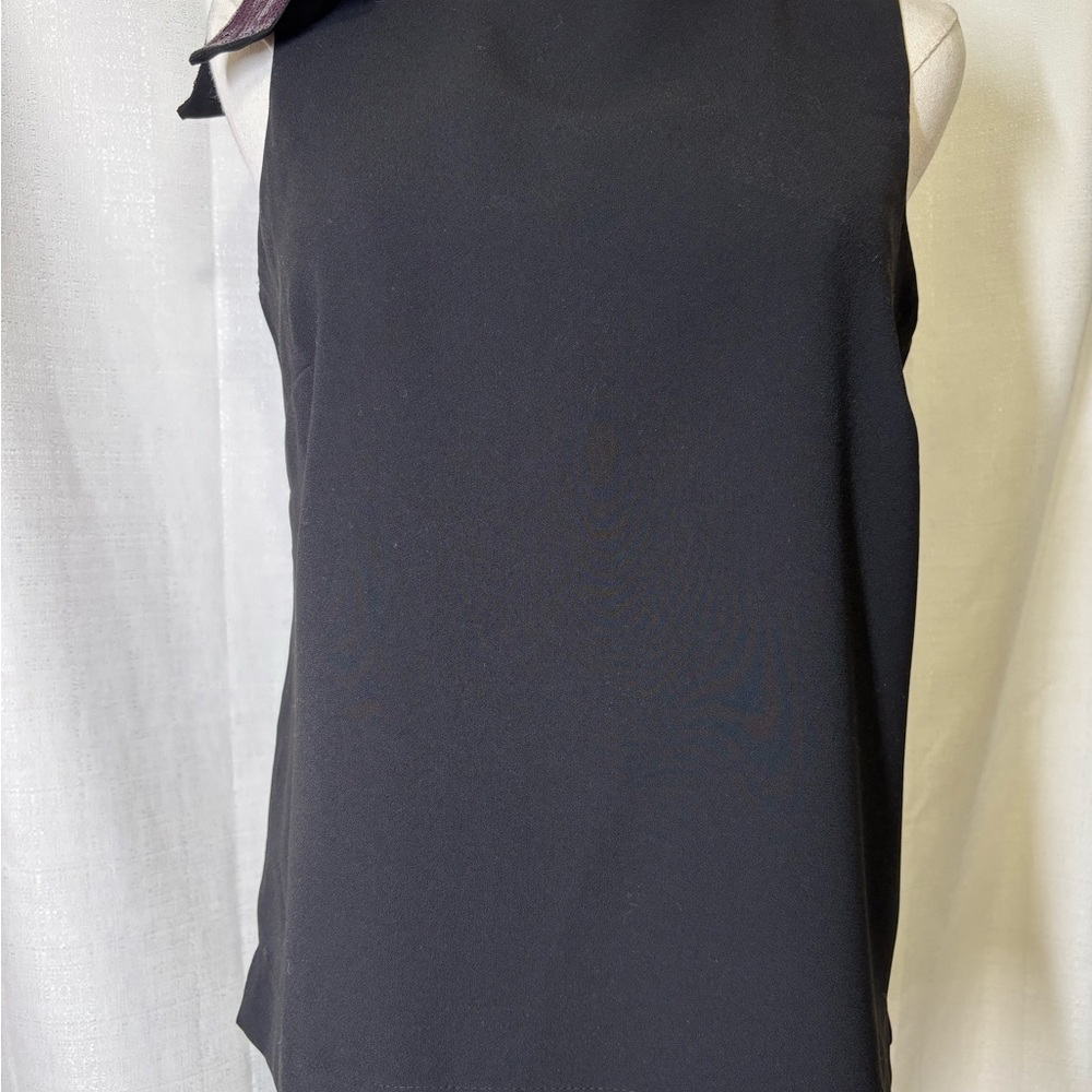 J. Crew Black Sleeveless Blouse
